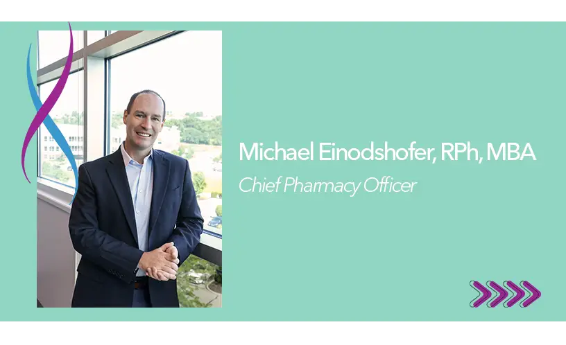 Photo of Michael Einodshofer, RPh, MBA, Chief Pharmacy Officer