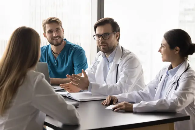 group of medical leaders